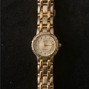 Anne Klein Silver and Gold Ladies Watch